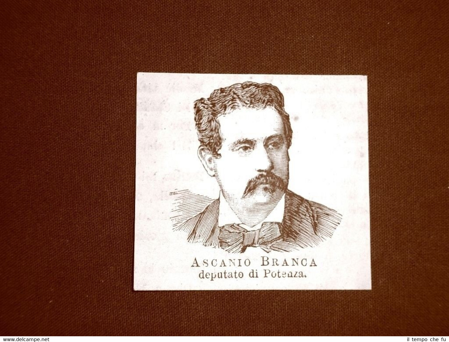 Deputato nel 1877 Onorevole Ascanio Branca di Potenza