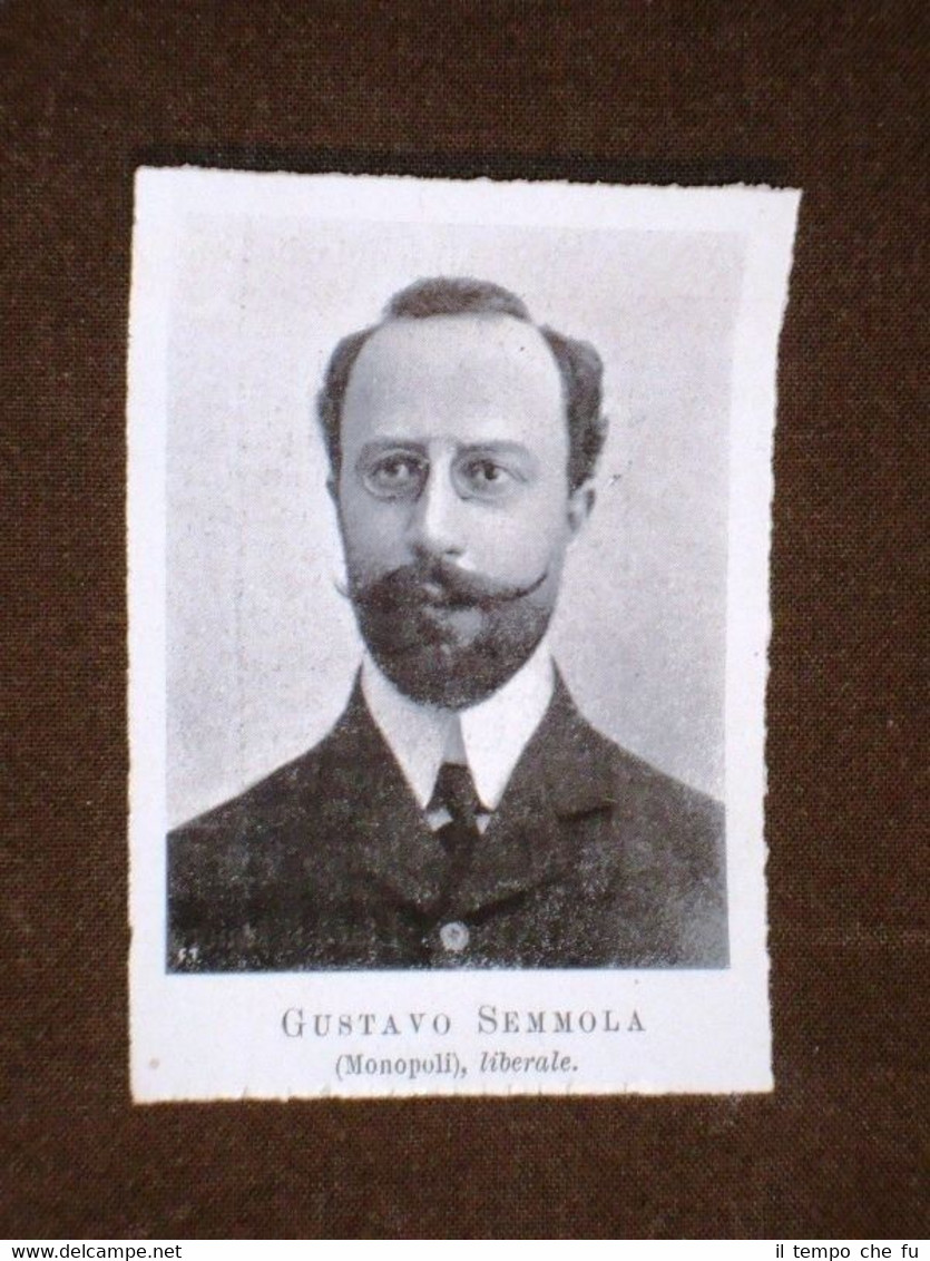 Deputato nel 1904 Gustavo Semmola di Monopoli