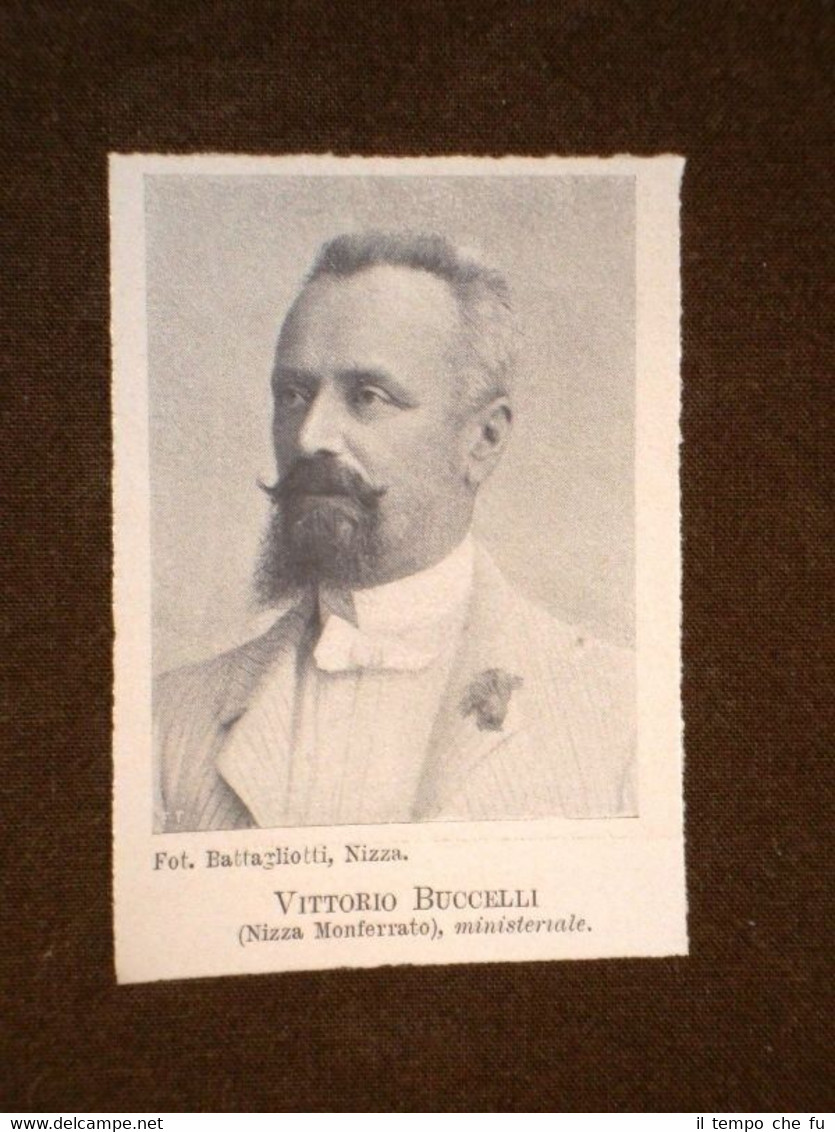 Deputato nel 1904 Vittorio Buccelli di Nizza Monferrato