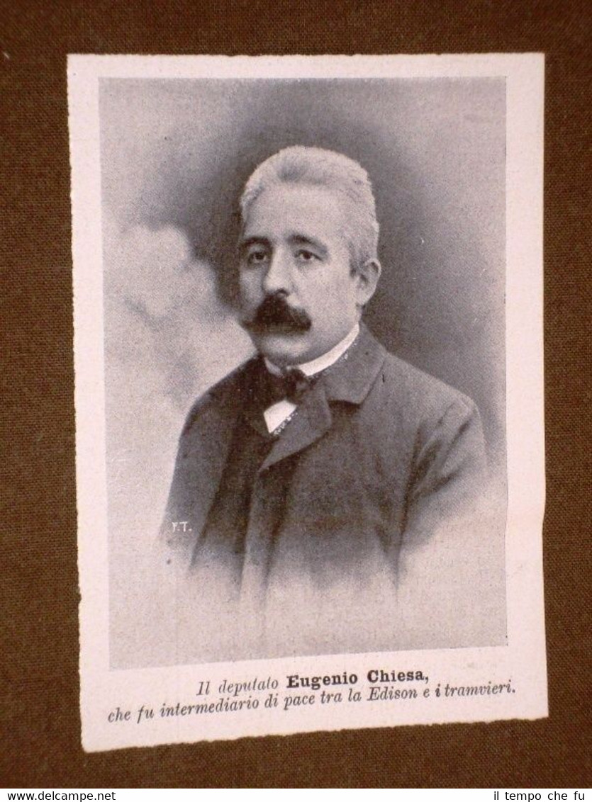 Deputato nel 1907 Eugenio Chiesa di Milano Pace tra la …