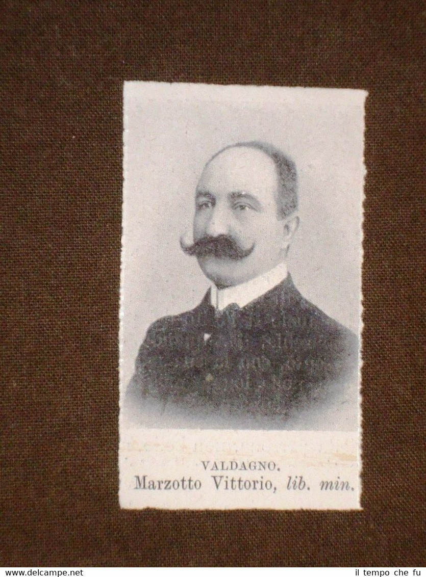 Deputato nel 1909 Onorevole Marzotto Vittorio di Valdagno