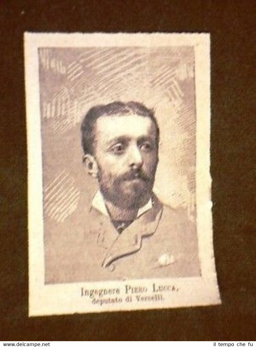 Deputato Piero Lucca di Vercelli