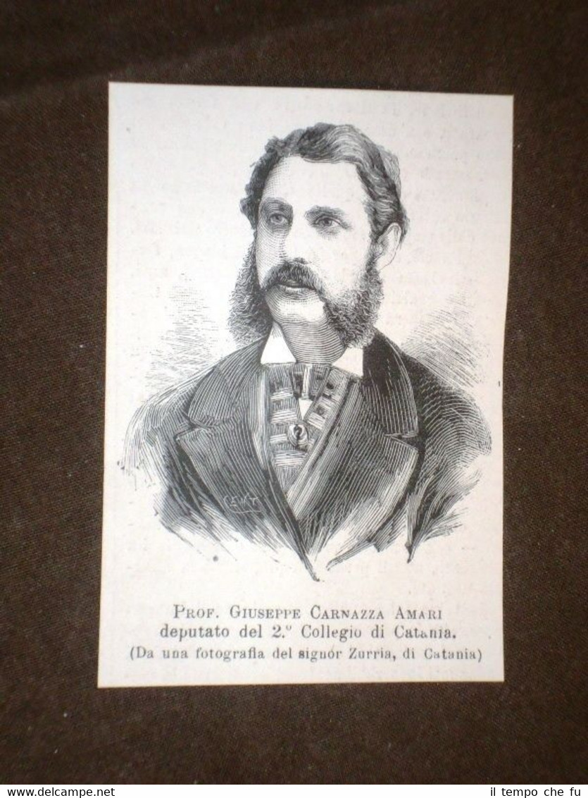 Deputato Professor Giuseppe Carnazza Amari di Catania