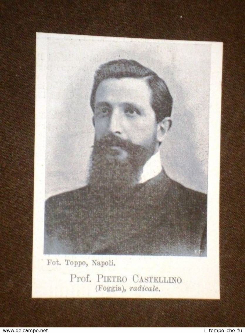 Deputato Professore Pietro Castellino di Foggia