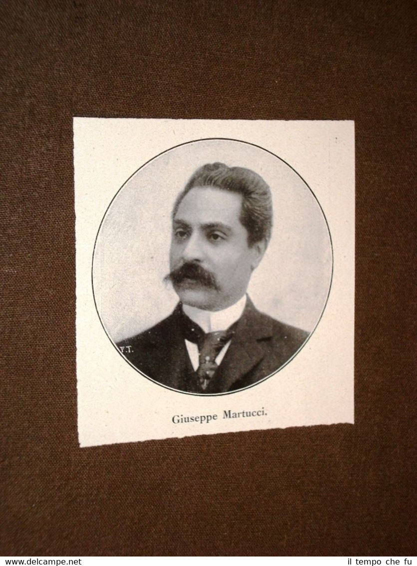 Direttore d'orchestra Giuseppe Martucci Capua, 6.01.1856 – Napoli, 1.06.1909