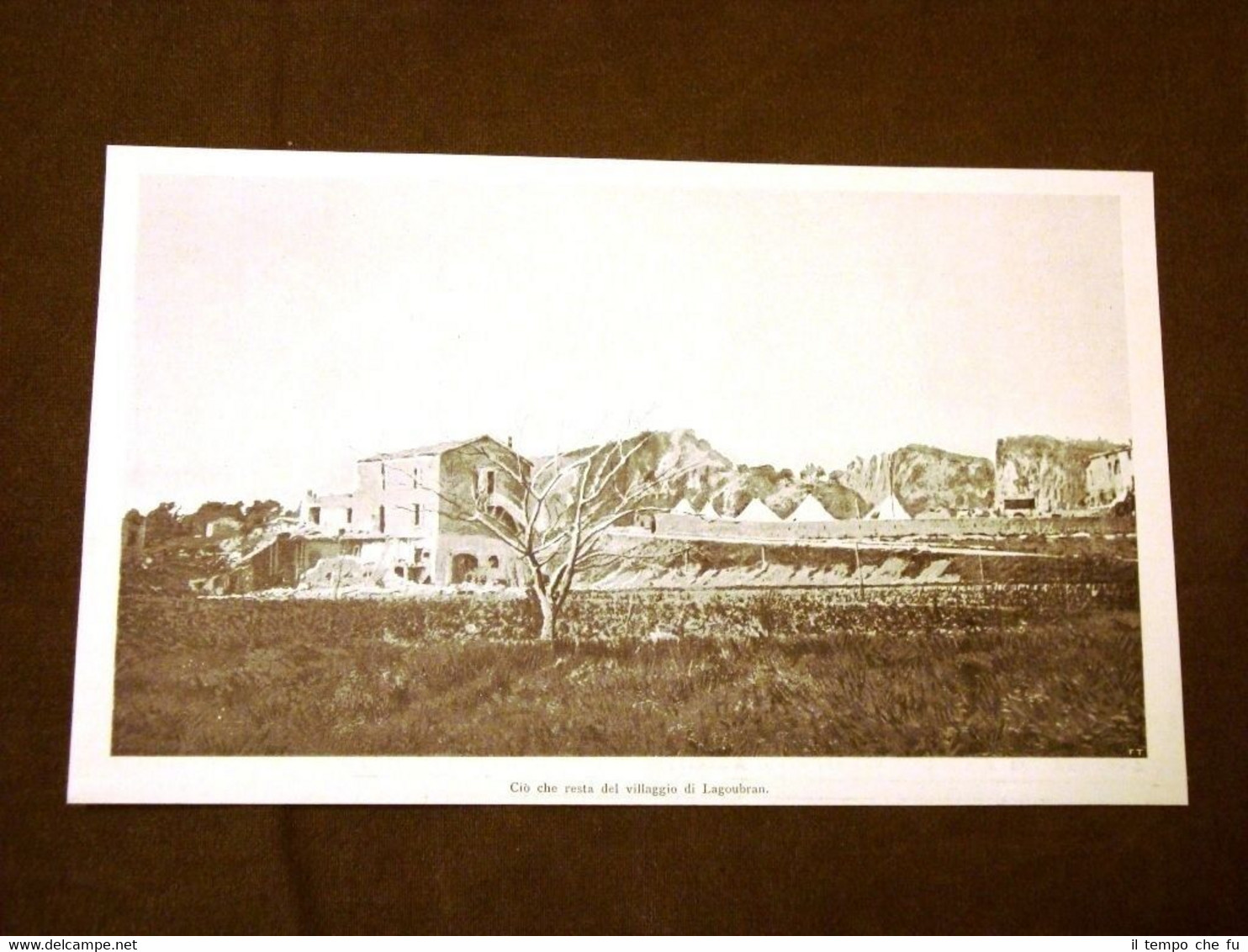 Disastro Scoppio polveriera di Tolone 5 marzo 1899 Resti Villaggio …