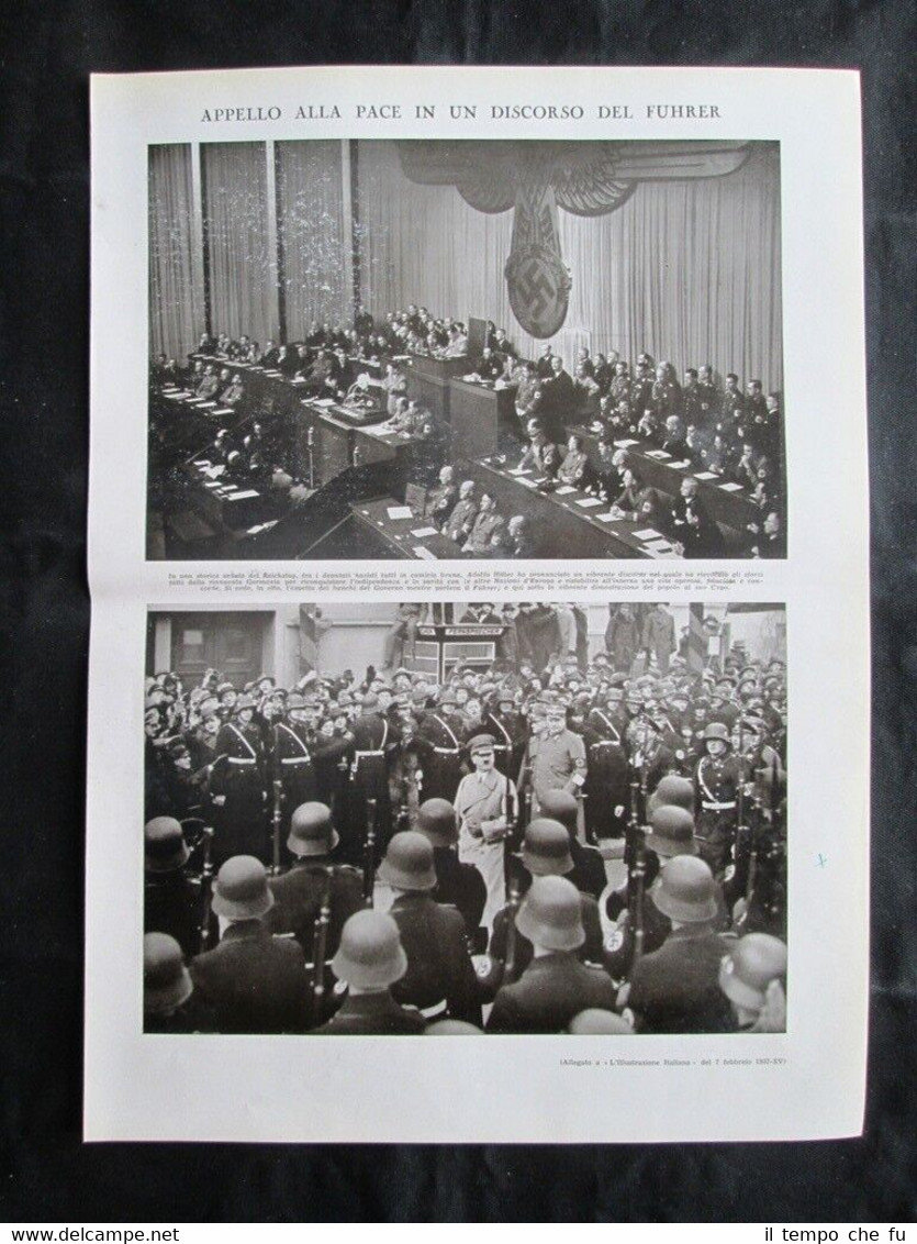 Discorso di Hitler in una seduta del Reichstag+Regia Nave Berta …