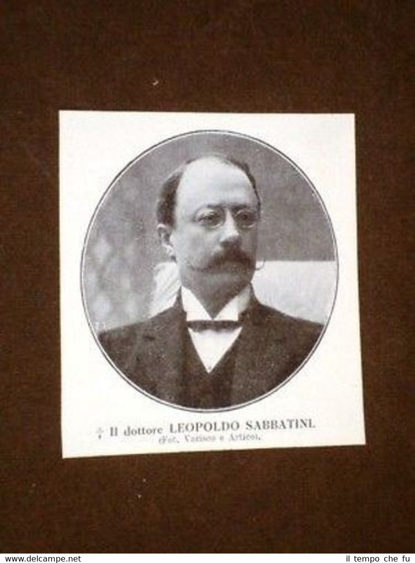 Dottore Leopoldo Sabbattini o Sabatini
