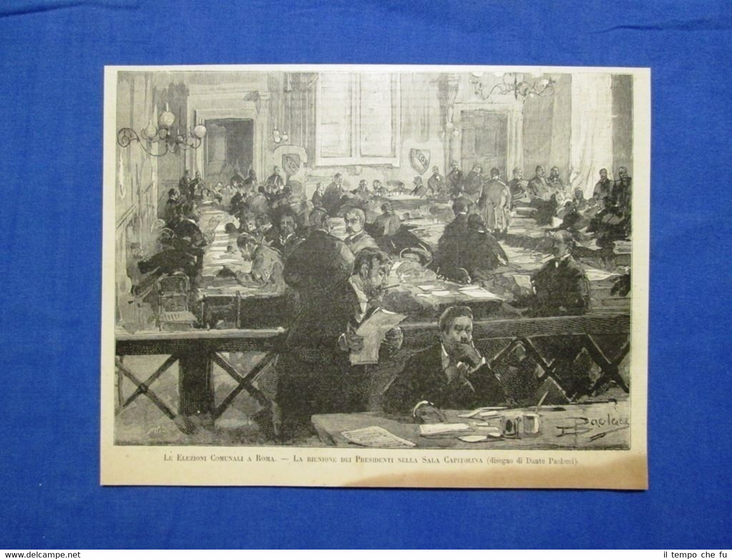 Elezioni comunali a Roma del 1889: Riunione dei presidenti nella …