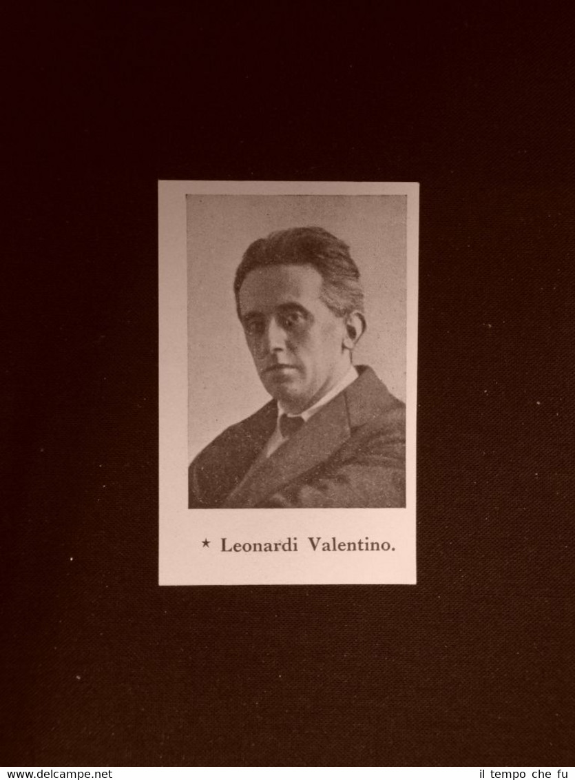Elezioni Deputato del 1924 Onorevole Leonardi Valentino e Martelli Alessandro