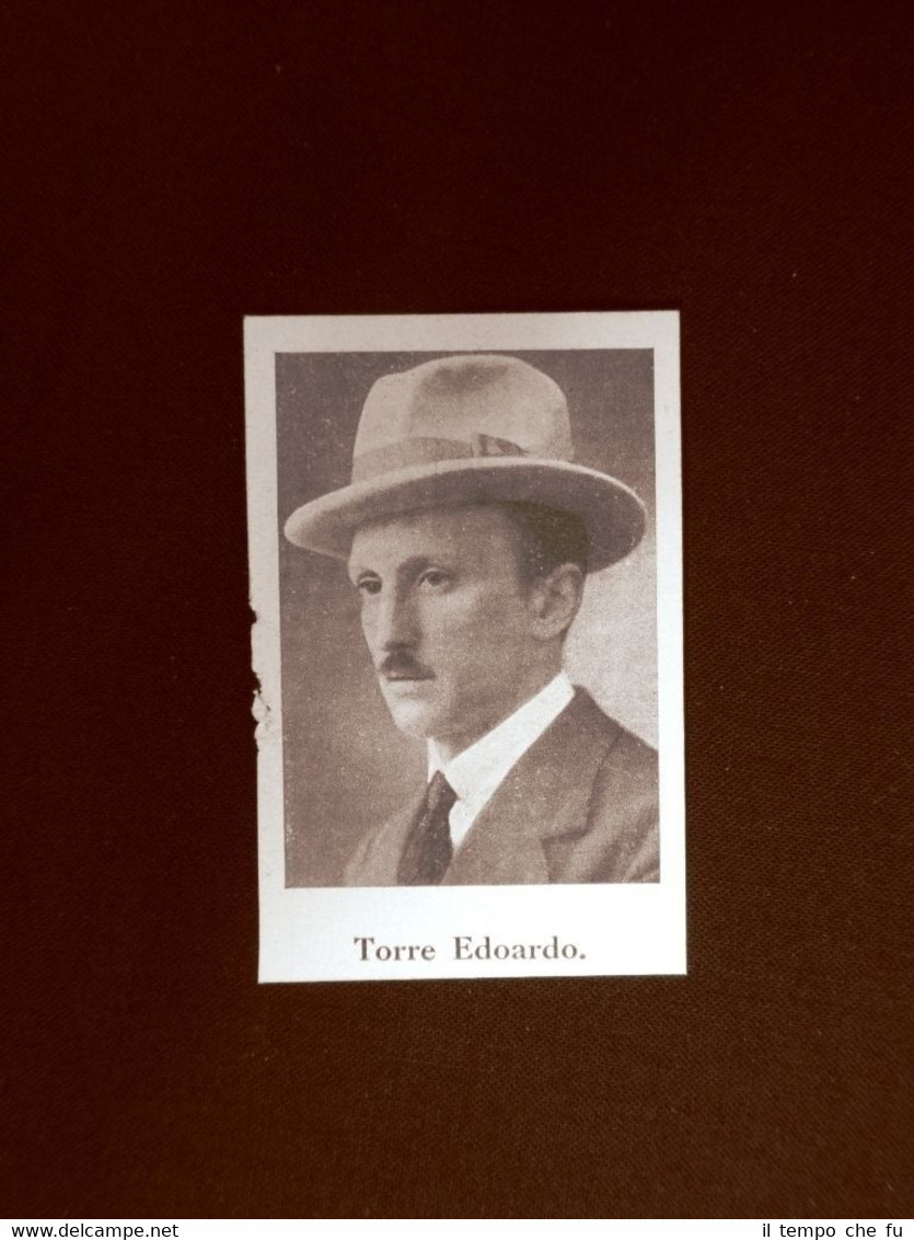 Elezioni Deputato del 1924 Onorevole Torre Edoardo e Cavalieri Edgardo