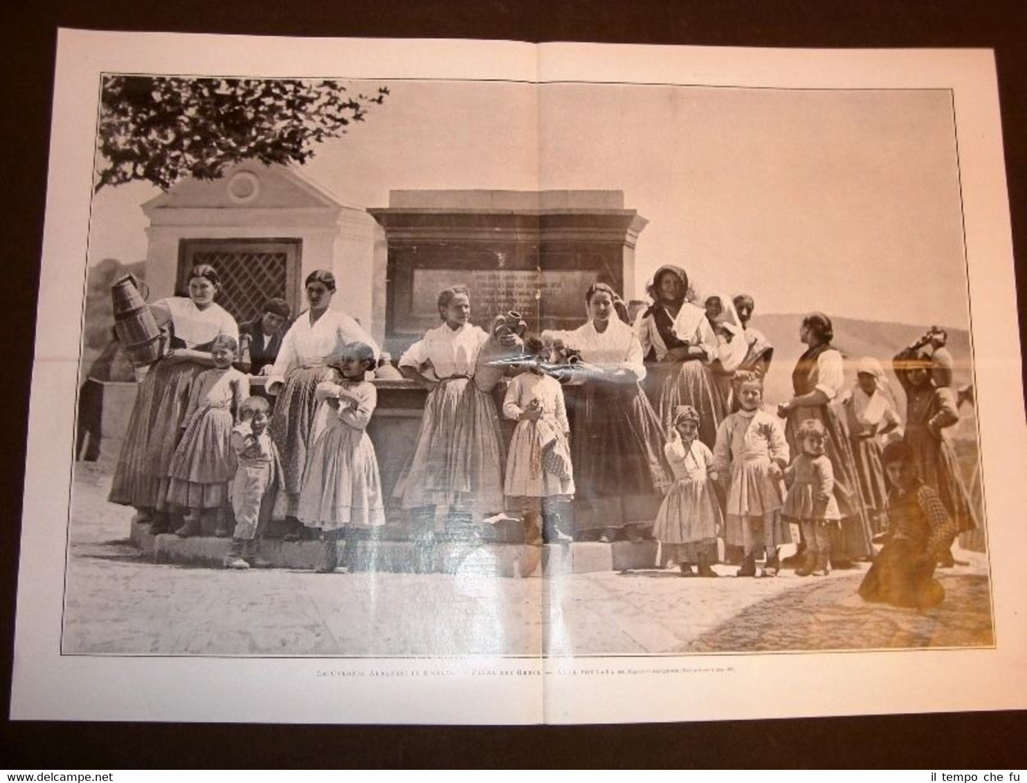 Emigrazione 1908 Colonia Albania in Sicilia Piana dei Greci Fontana …