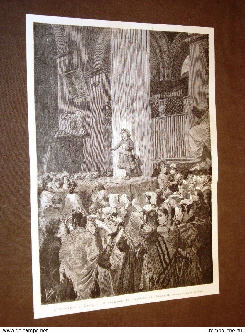 Epifania o Befana a Roma nel 1879 Sermone dei ragazzi …