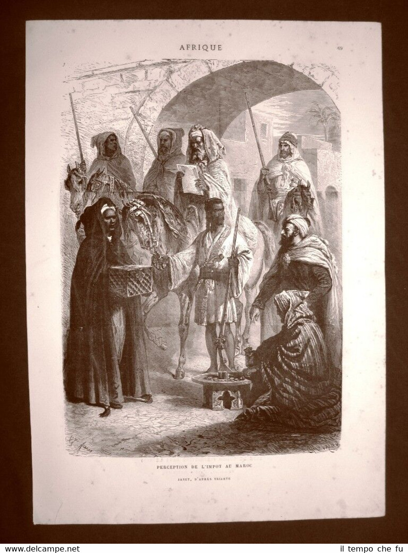 Esazione delle imposte in Marocco e Turco su cammello Africa …