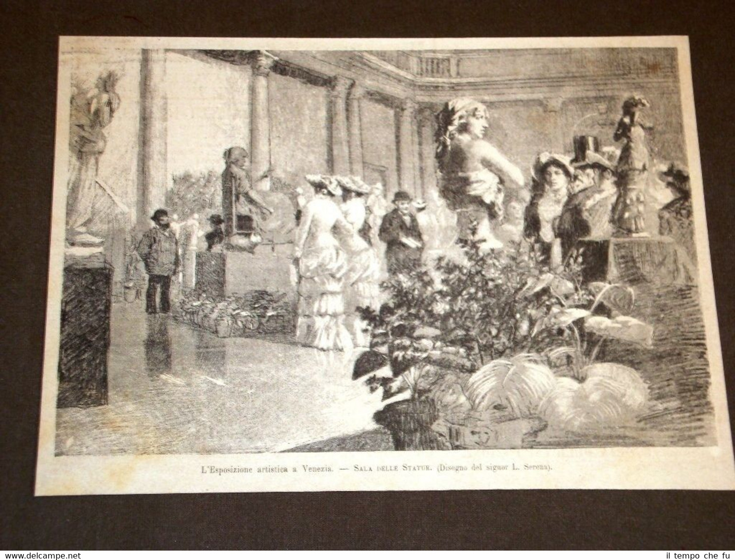 Esposizione d'Arte di Venezia del 1881 Sala delle statue