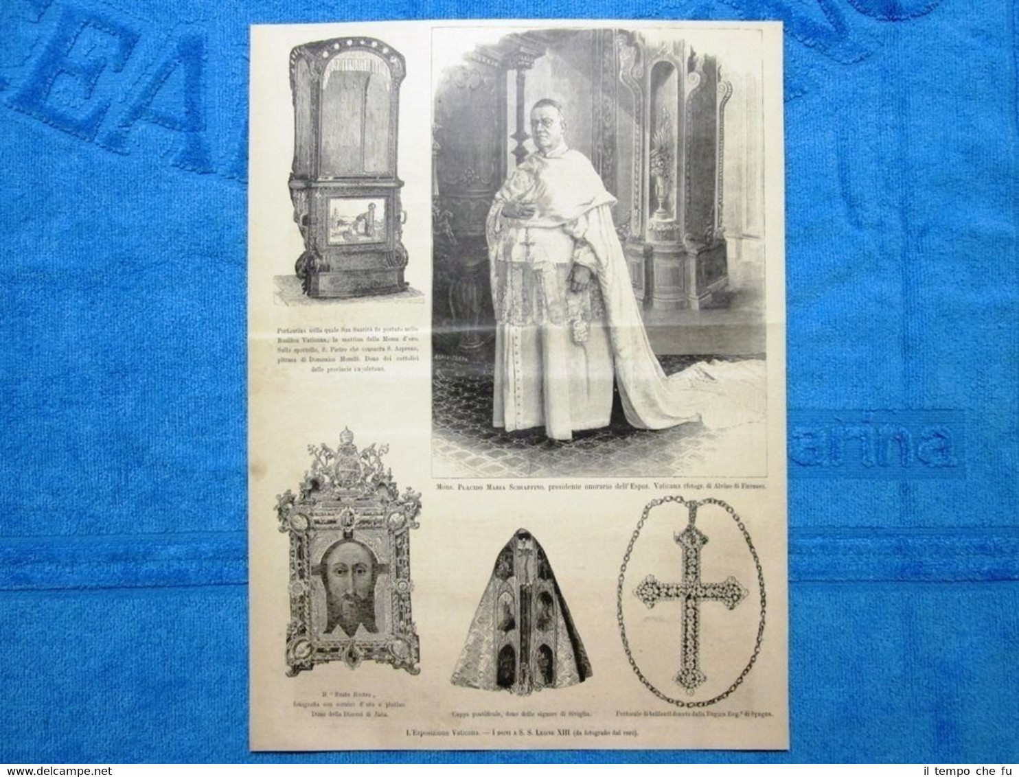 Esposizione del Vaticano del 1888: I doni a Leone XIII-Mons. …