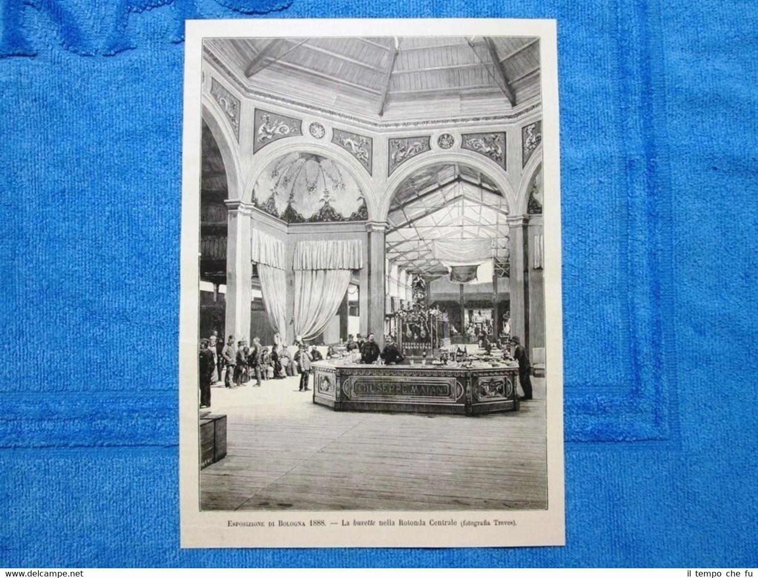 Esposizione di Bologna del 1888: La buvette nella Rotonda Centrale