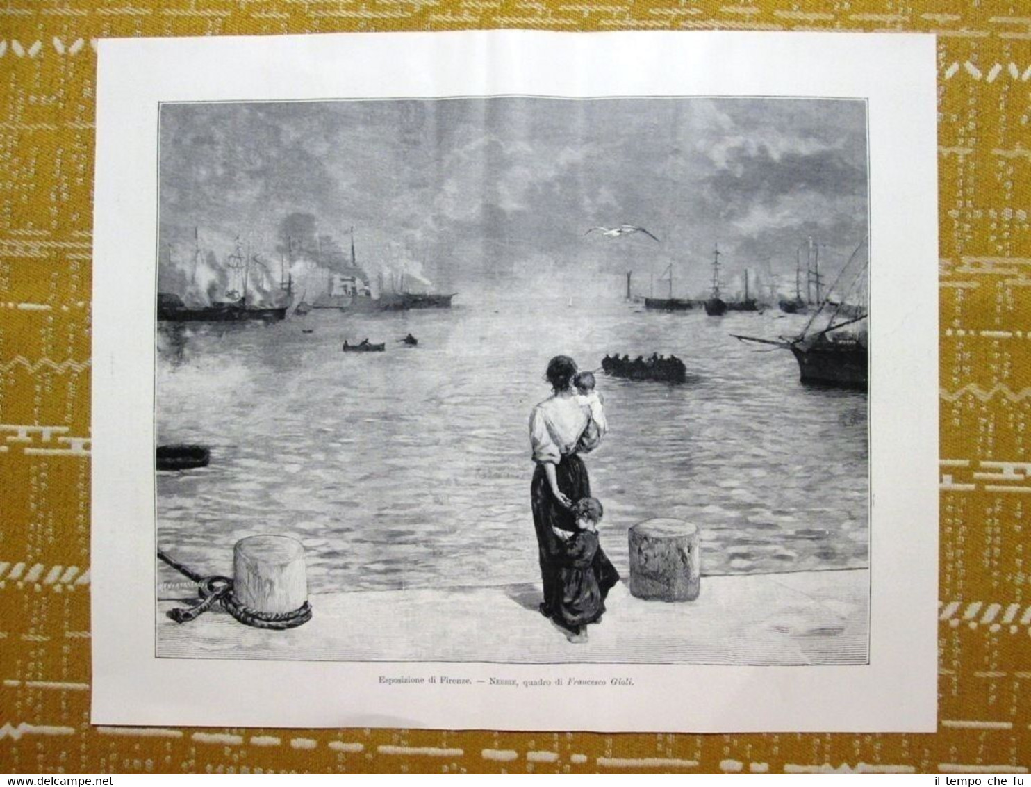 Esposizione di Firenze del 1897: Nebbie, quadro di Francesco Gioli