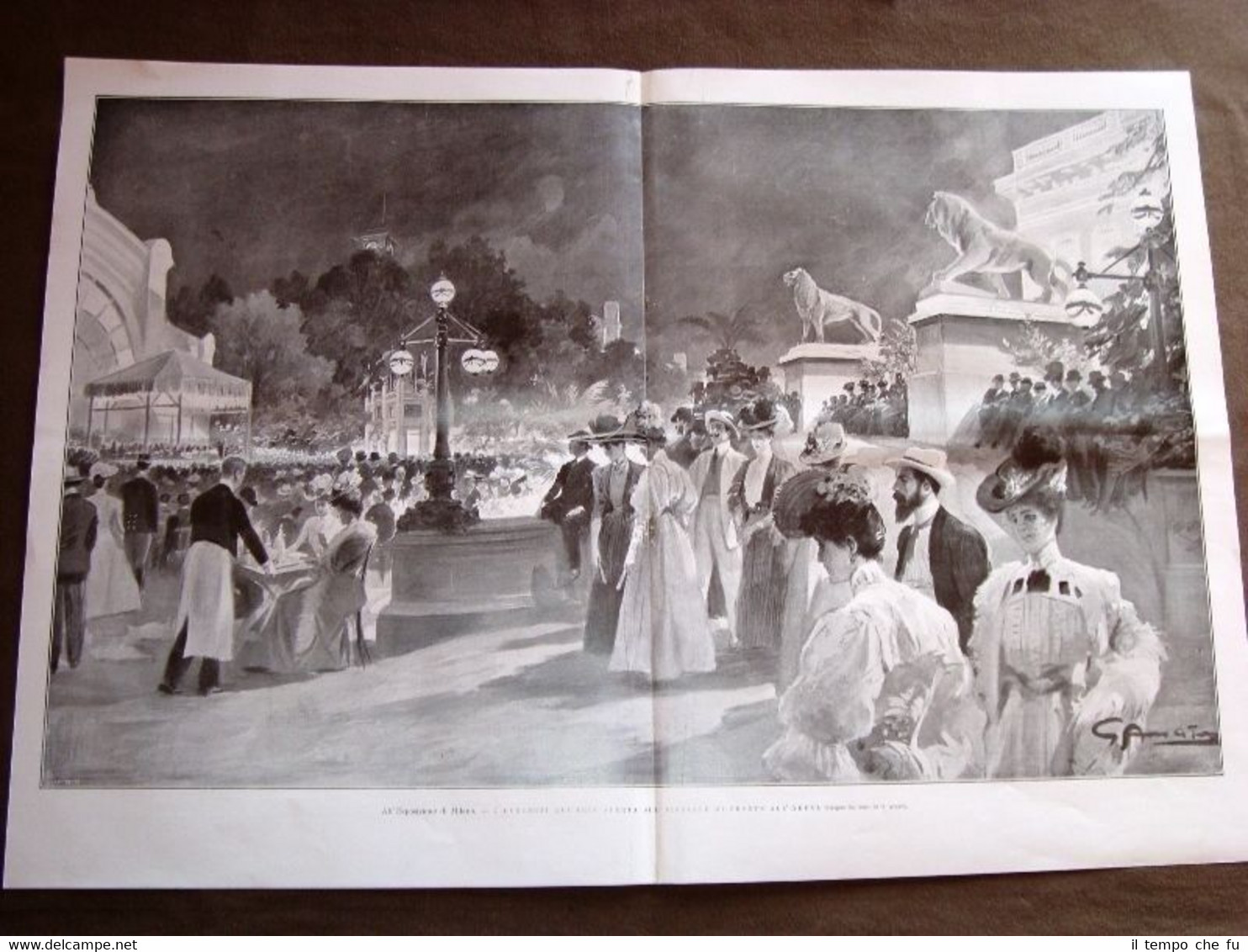 Esposizione di Milano del 1906 Concerti all'aria aperta + Parigi …