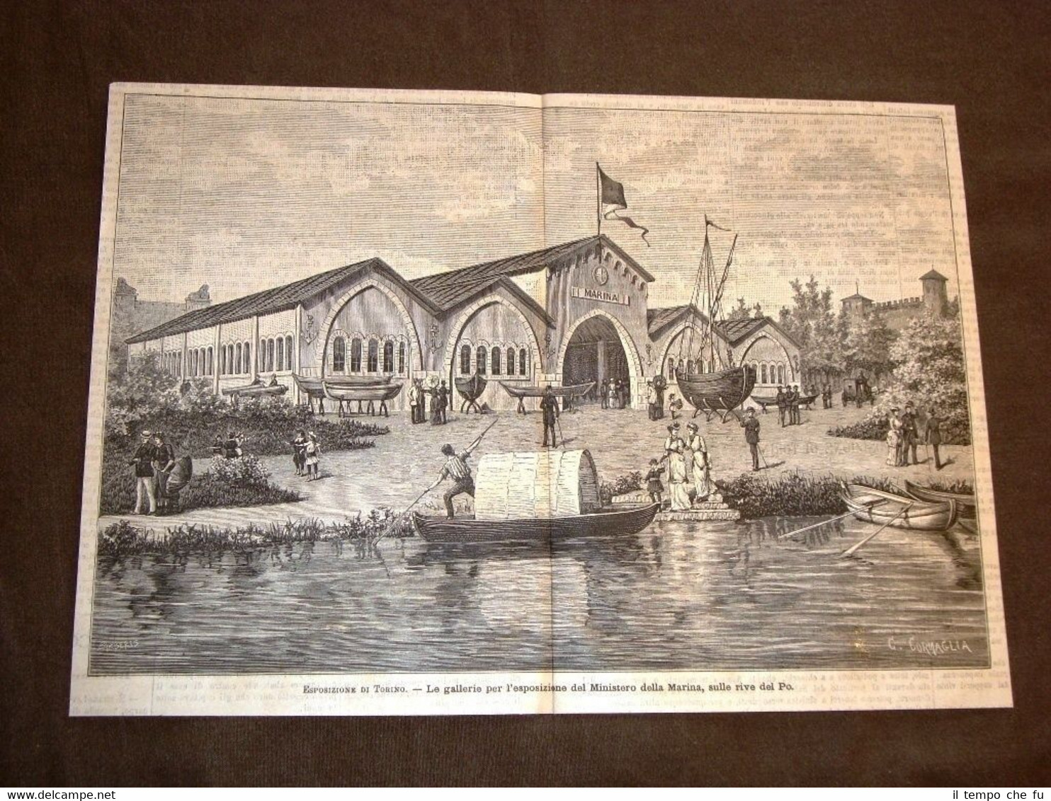 Esposizione internazionale di Torino del 1884 Ministero della Marina sul …