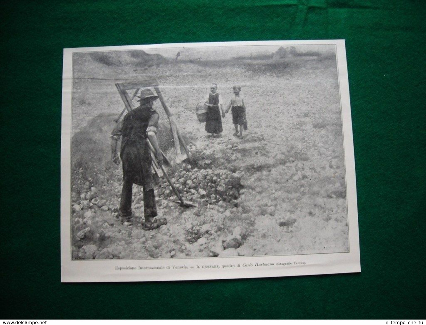 Esposizione internazionale Venezia nel 1895 - Il Desinare, quadro di …