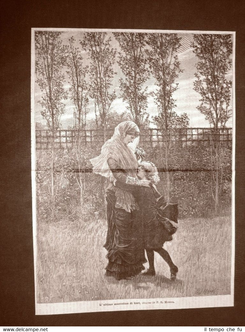 Esposizione Nazionale di Milano nel 1881 Ultimo mazzolino di fiori …