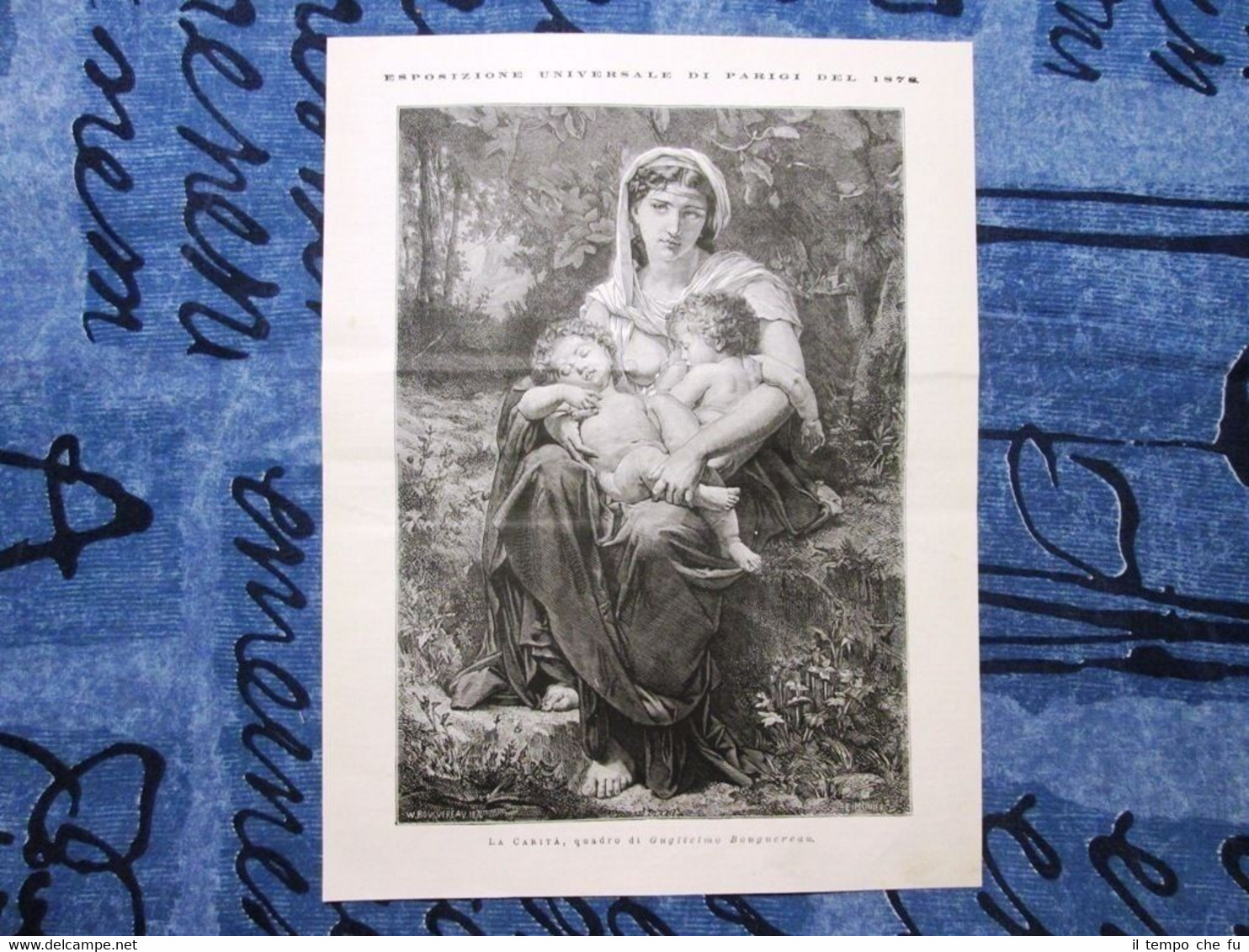 Esposizione universale di Parigi del 1878: La Carità, quadro di …