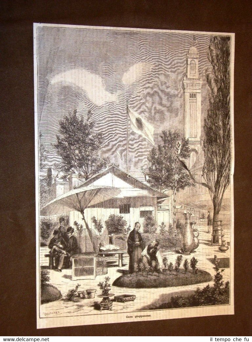 Esposizione universale di Parigi nel 1878 Costume Casa Giapponese - …