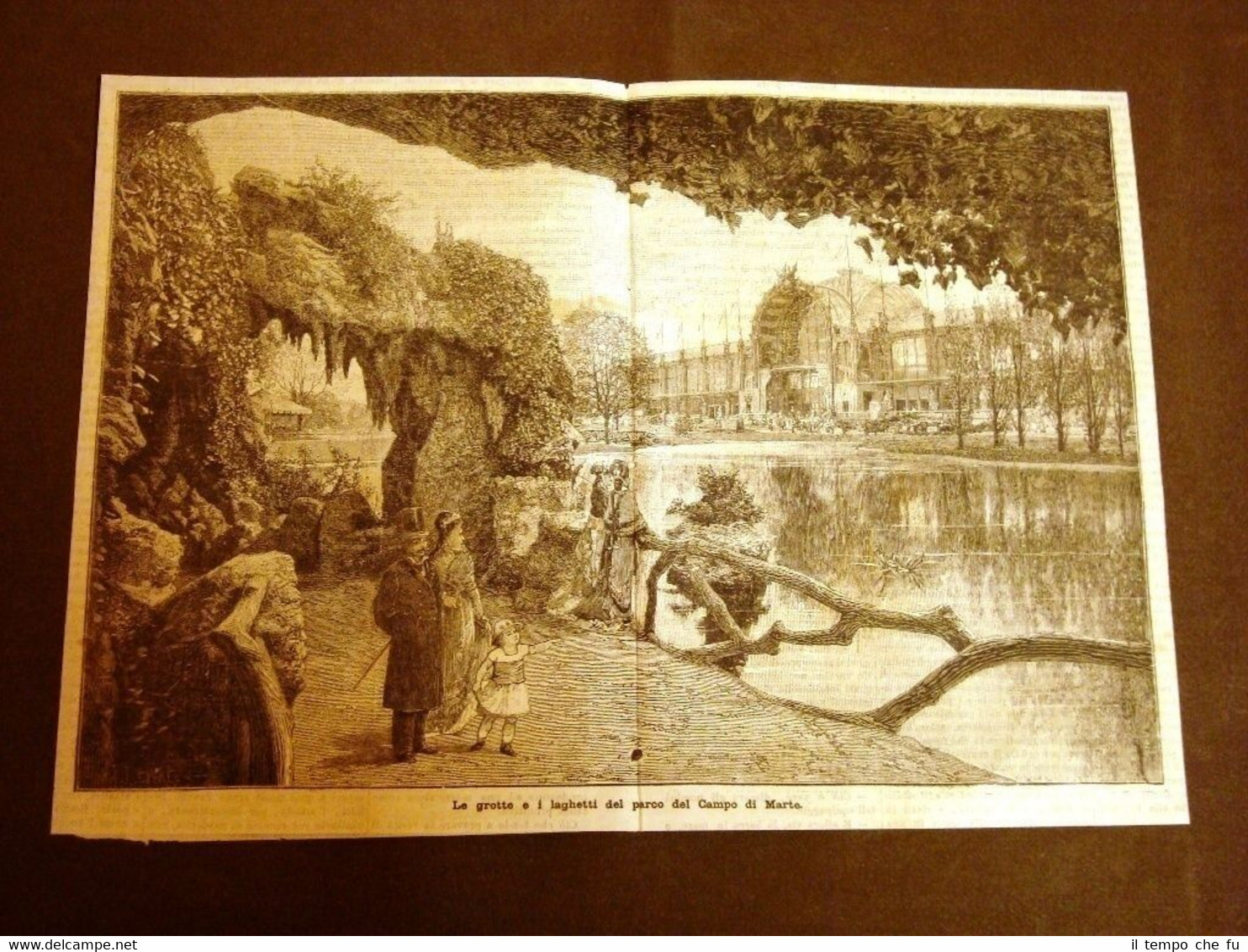 Esposizione universale di Parigi nel 1878 Grotte e laghetti del …