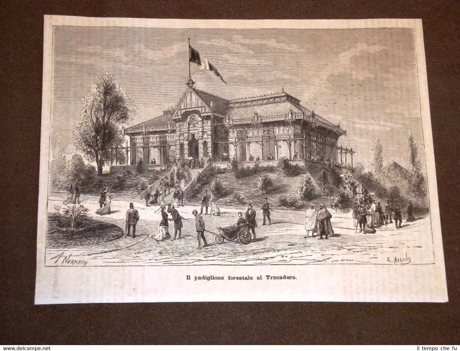 Esposizione universale di Parigi nel 1878 Il padiglione forestale al …