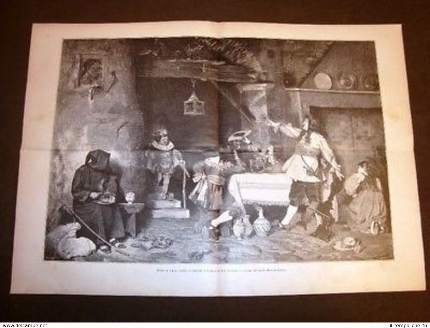 Evviva il Gobbo! Quadro Eduardo Gelli Sabattini Alinari