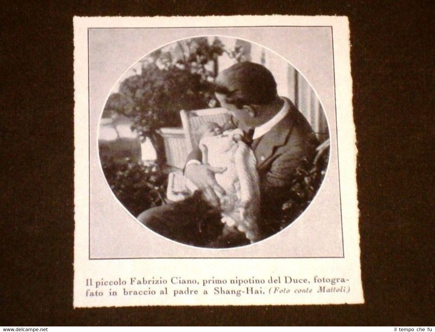 Fabrizio, primo nipote del Duce Benito Mussolini, e Galeazzo Ciano …