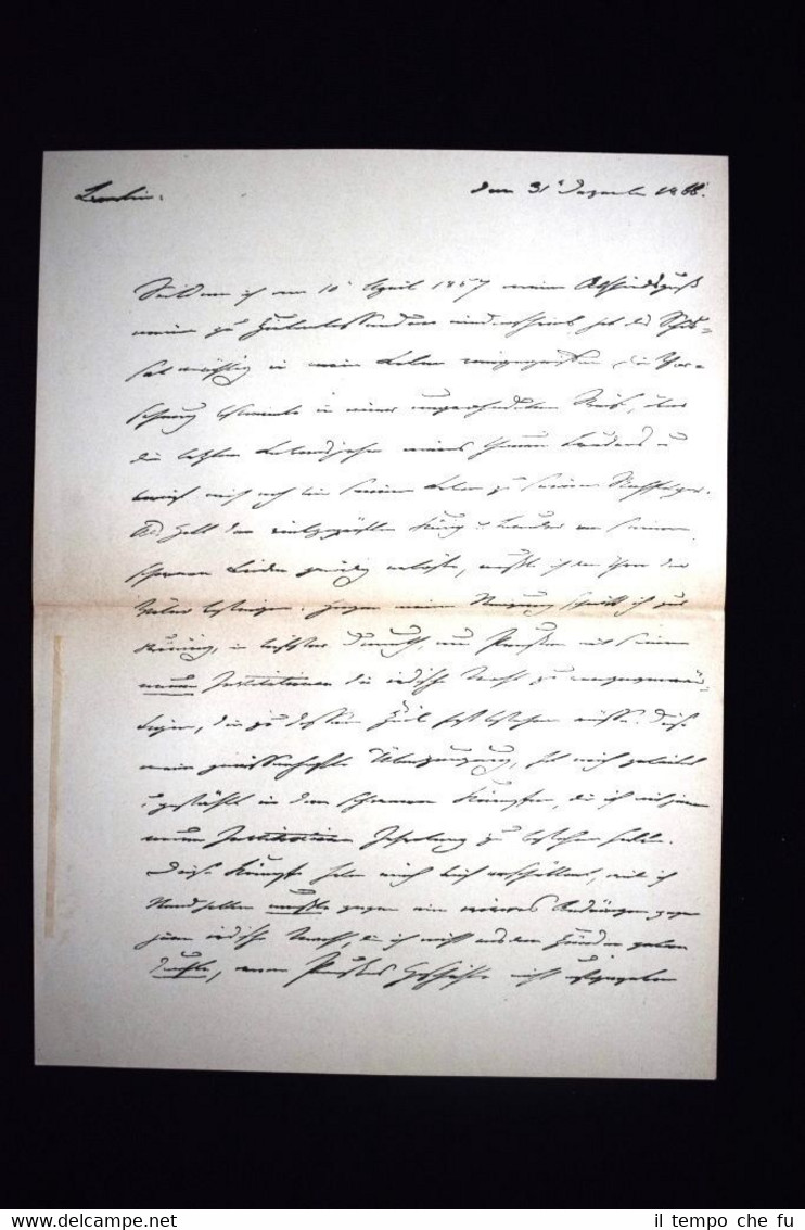 Fac simile di un autografo del re Guglielmo I di …