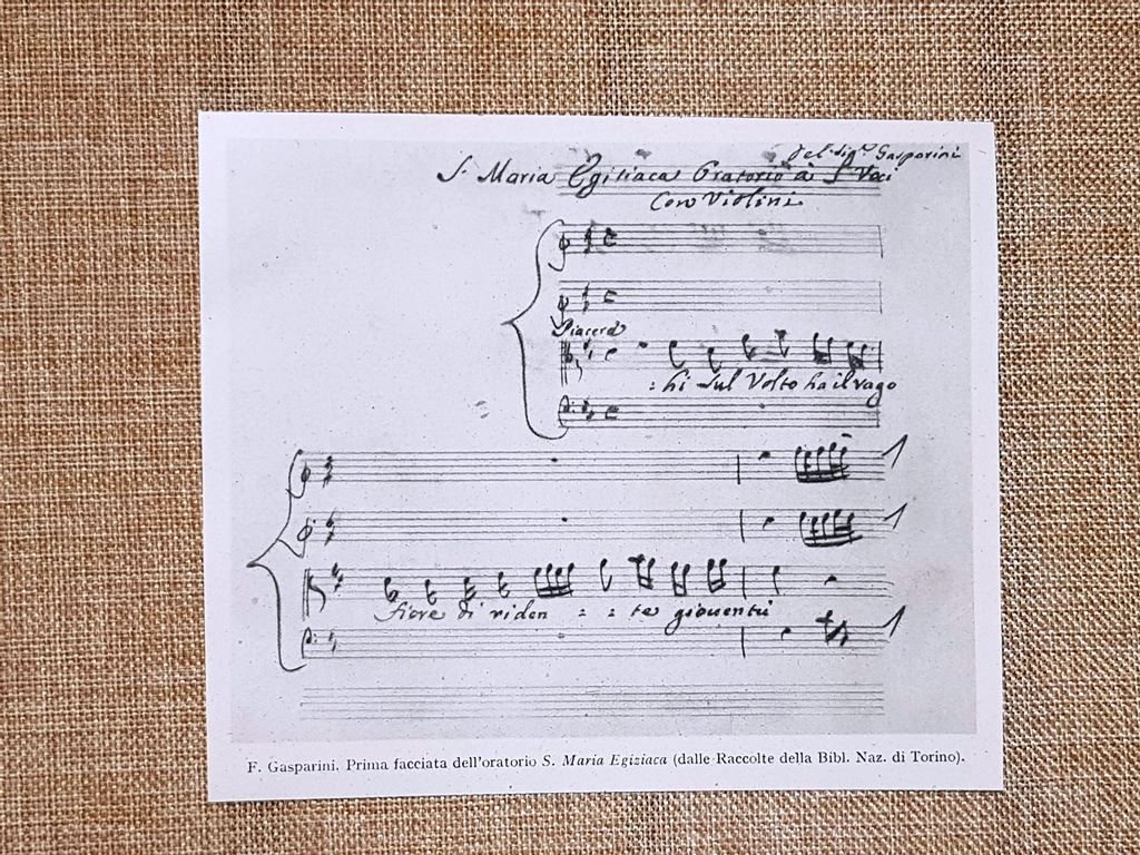 Facciata Gasparini Santa Maria Egiziaca XVIII sec. Musica Sacra Stampa …