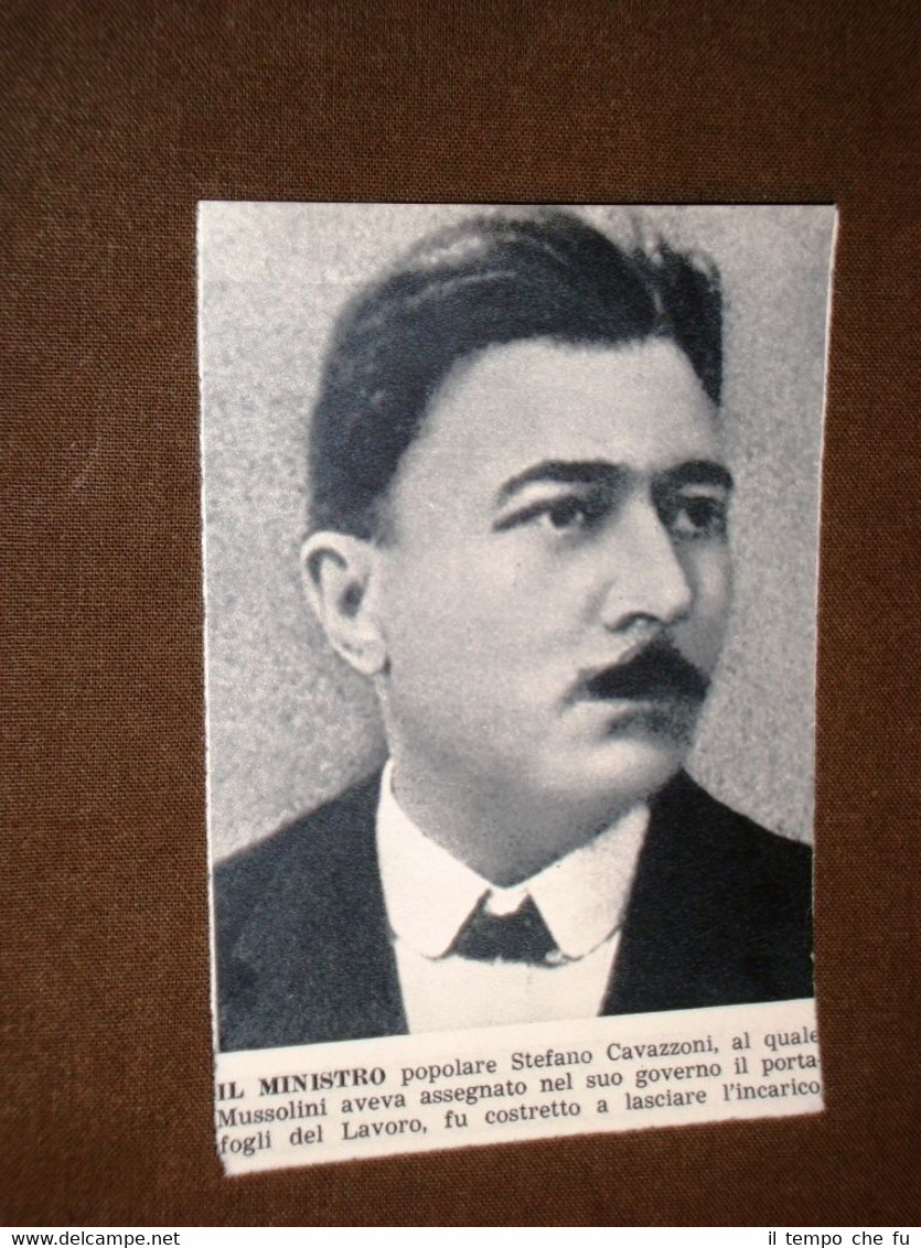 Fascismo in Italia Stefano Cavazzoni Guastalla, 1.8.1881 – Milano, 30.5.1951