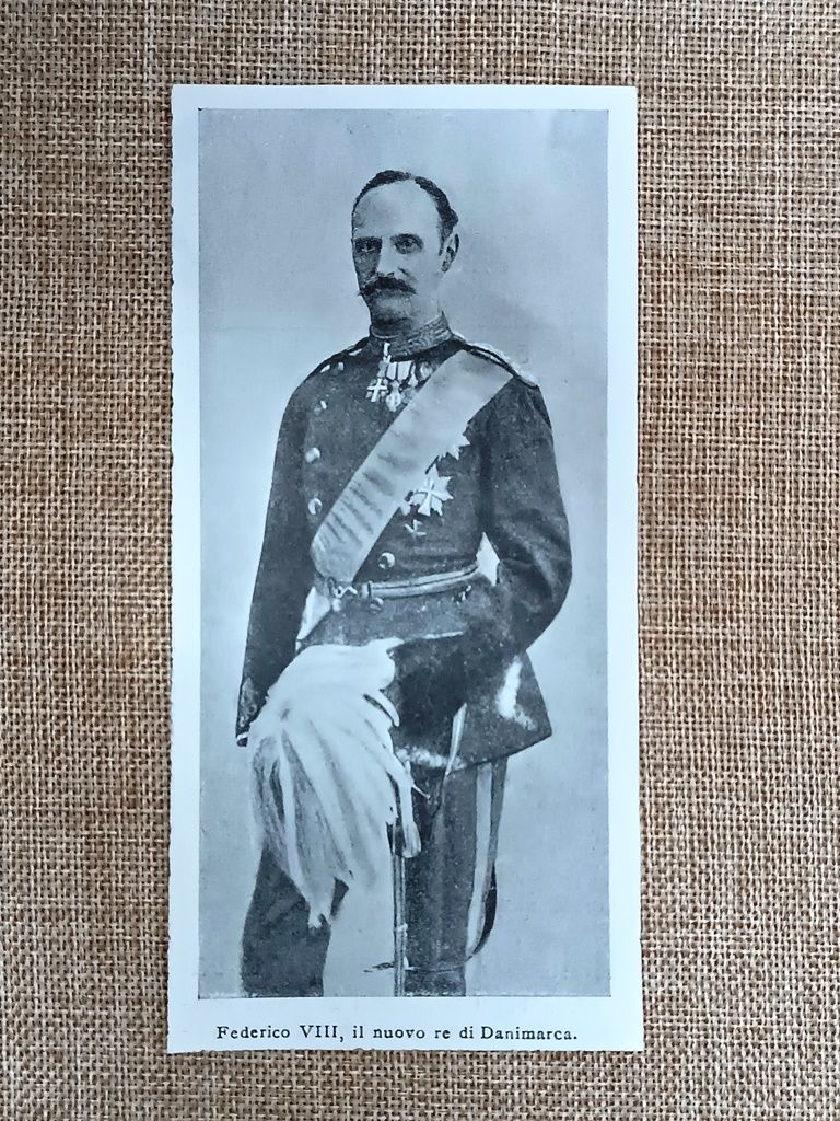 Federico VIII (1843 - 1912), il nuovo Re di Danimarca …