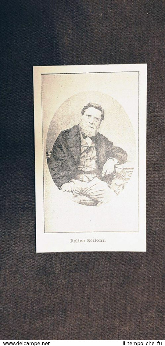 Felice Scifoni Roma, 1802 – 1883 Scrittore, patriota e Notaio
