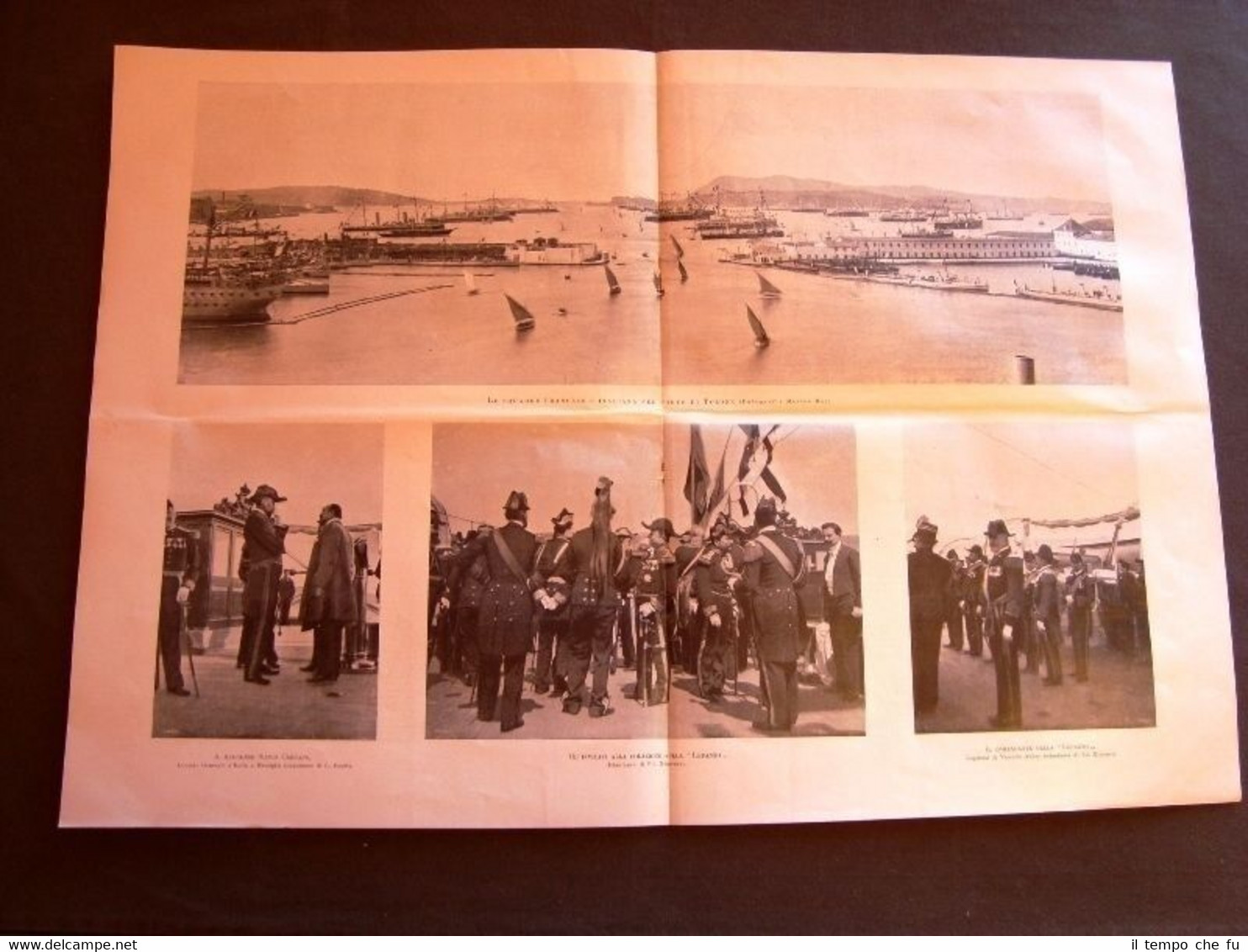 Feste di Tolone nel 1901 Congresso della Marina Porto Carcano …