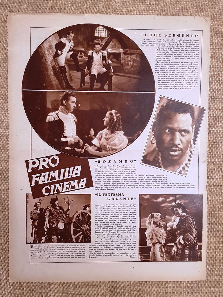 Film I due sergenti Bozambo Il fantasma galante Illustrazione di …