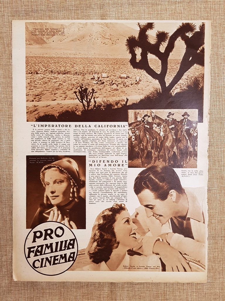 Film Imperatore della California Difendo il mio amore Illustrazione Cinema …