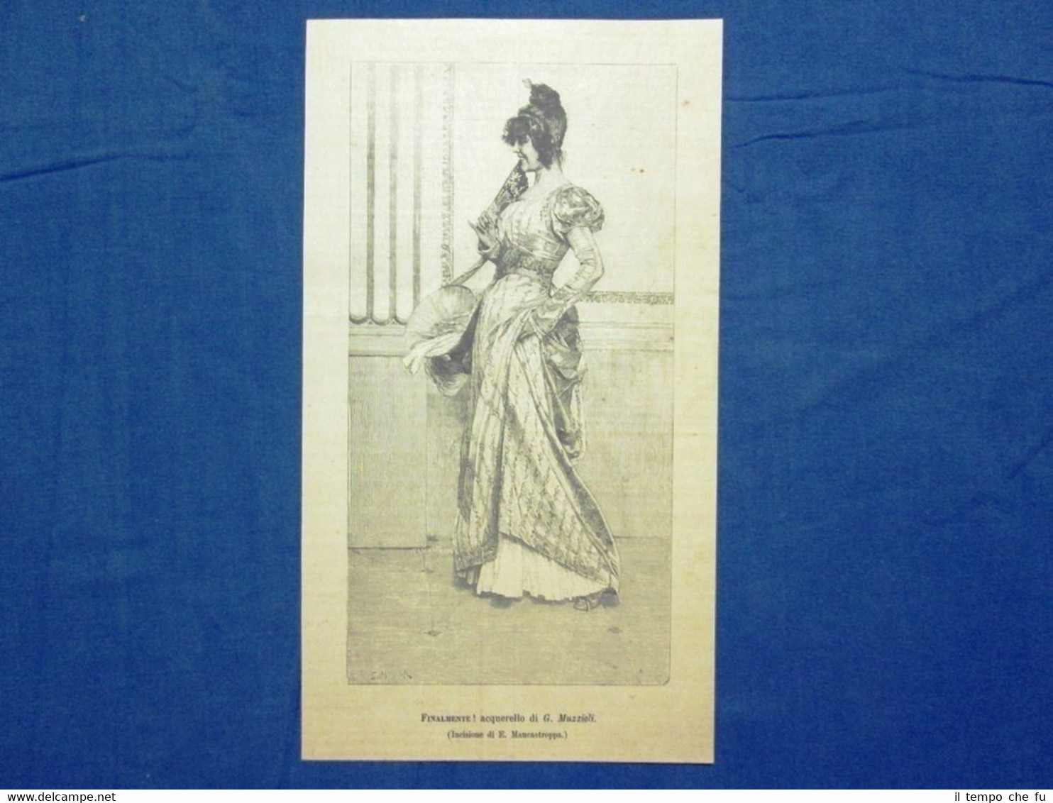 Finalmente! , acquerello di G. Muzzioli