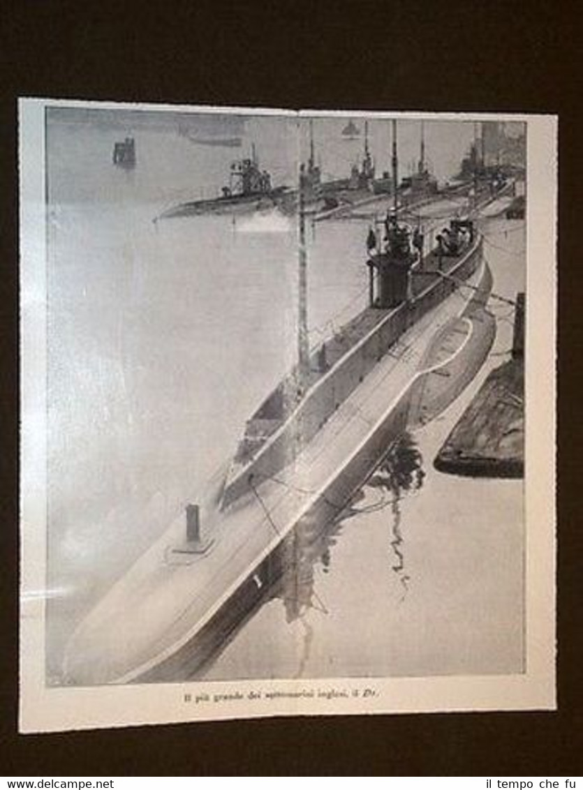 Flotta Marina di Germania e Inghilterra Dreadnoughts Sommergibili Sottomarino D1