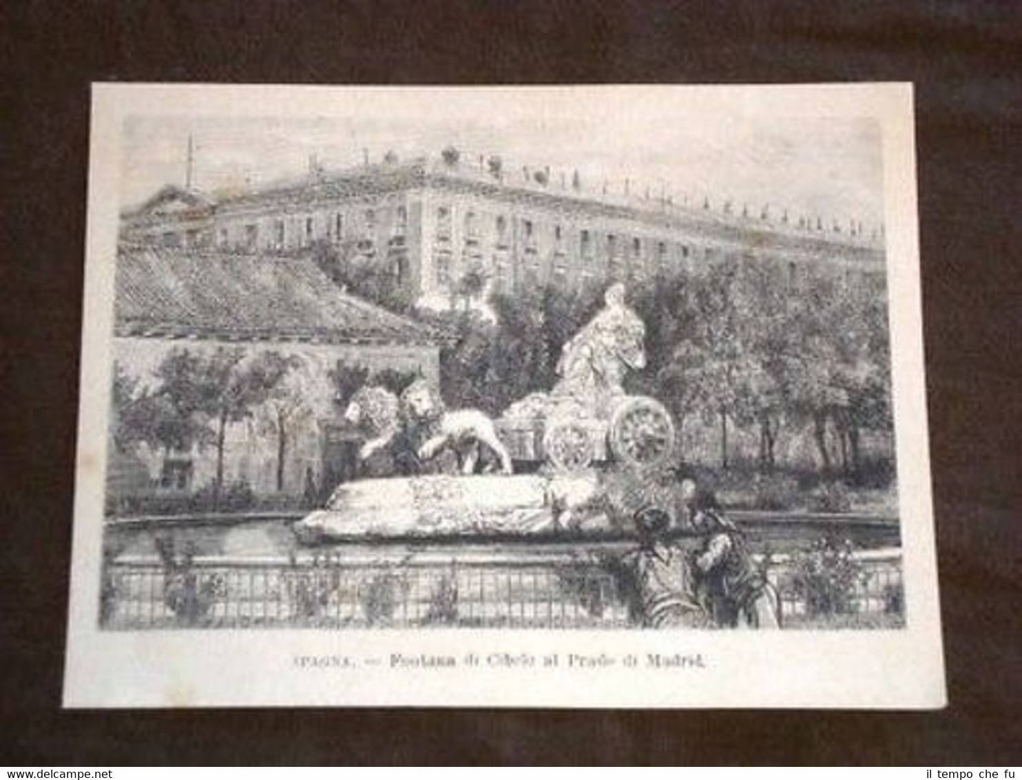 Fontana di Cibele al Prado di Madrid Spagna