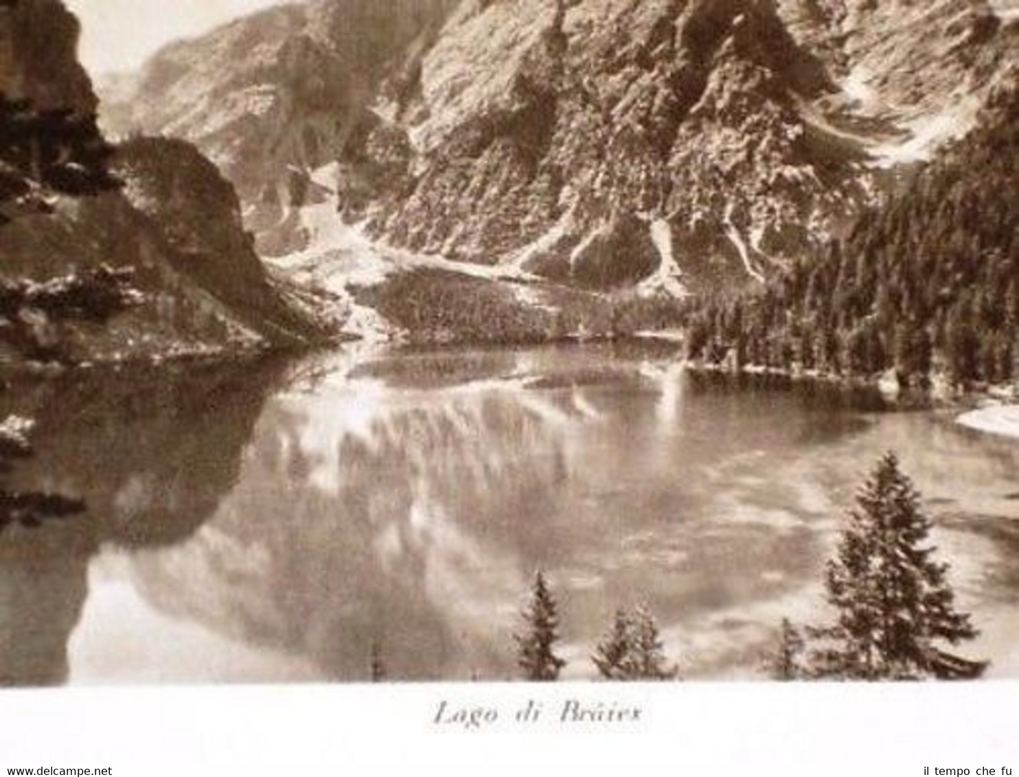 Foto del Lago di Braies e San Vigilio di Marebbe