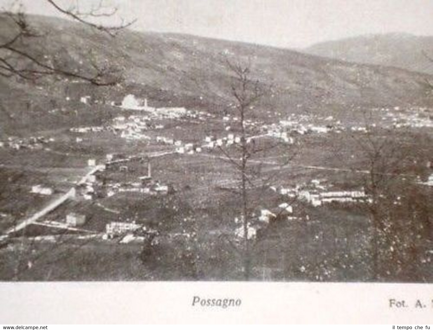 Foto di Possagno e Cartina di Belluno, Padova, ecc.