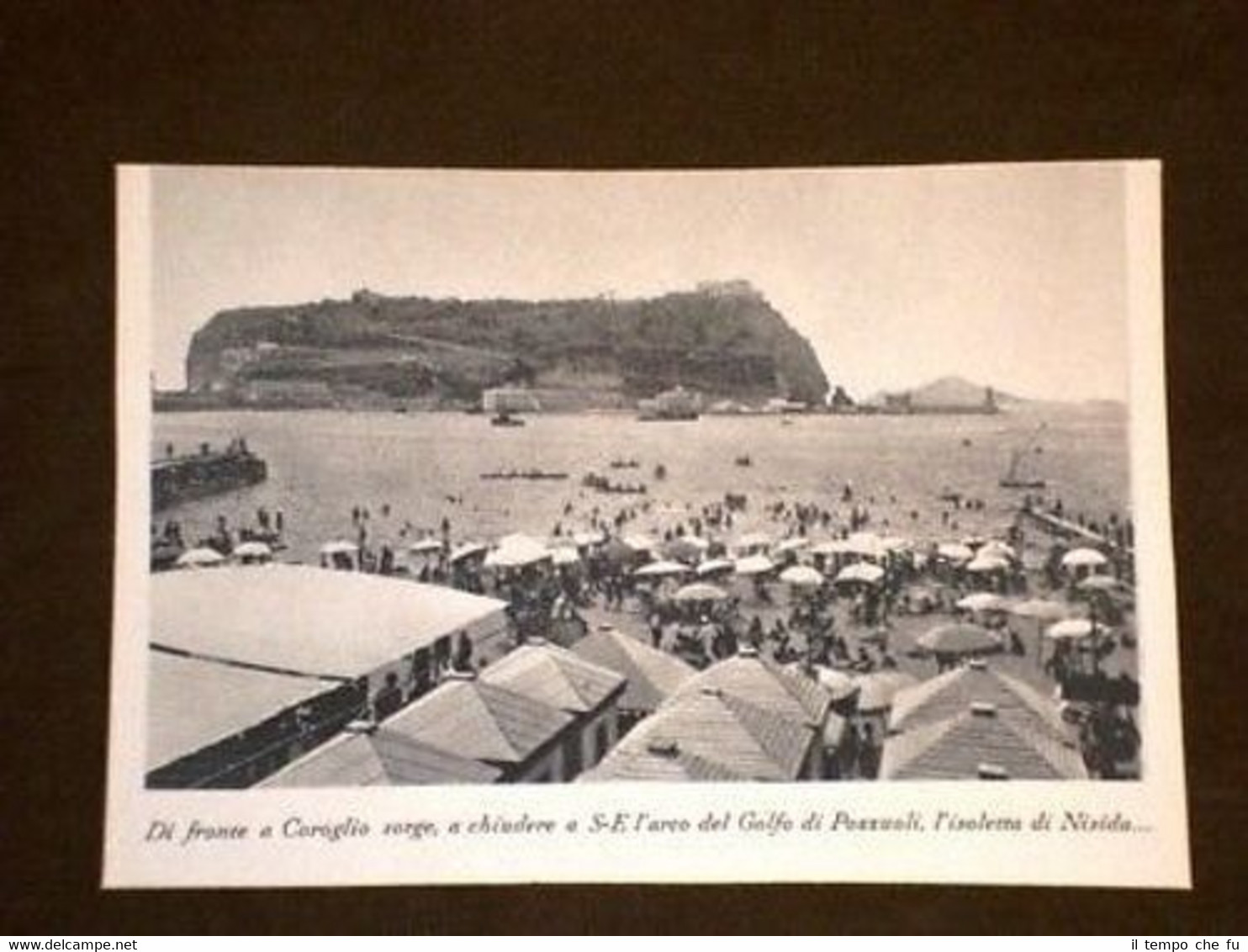 Foto Isoletta Nisida Golfo Pozzuoli di fronte Coroglio