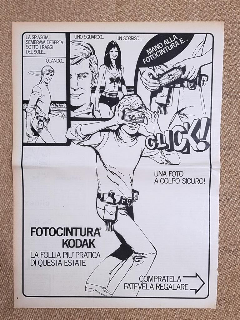 Fotocintura Kodak Pubblicità metà '900