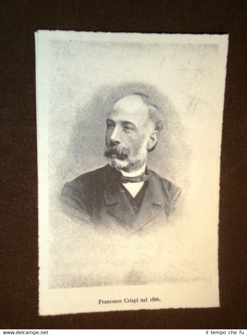Francesco Crispi nel 1866 Ribera, 4 ottobre 1818 – Napoli, …