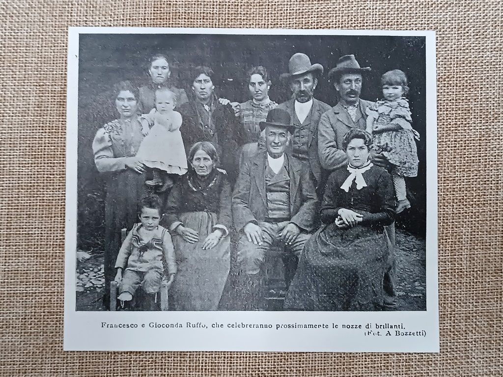 Francesco e Gioconda Ruffo nel 1906, che celebreranno le nozze …