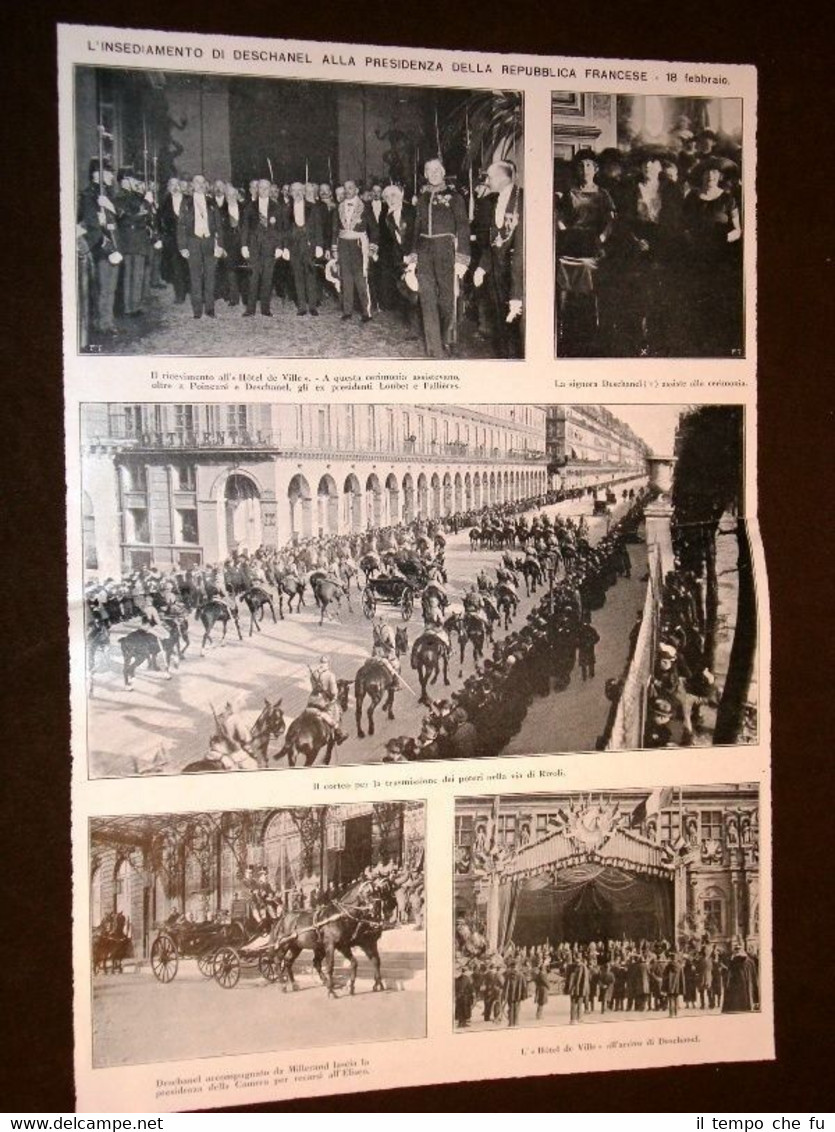 Francia nel 1920 Insediamento del Presidente Deschanel + Parma nel …